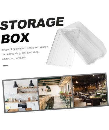 Mikikit 1pc Egg Box Portable Drawers Refrigerator Egg Bin Refrigerator Fresh Container Plastic Eggs Rolling Transparent 33.5X17.5X7.5CM - Buy Online on SooperMarket.com