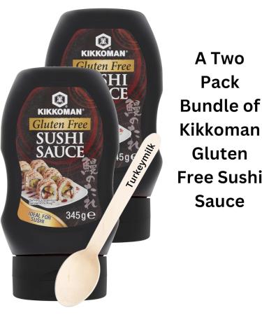 Sushi Sauce Gluten Free Soy Sauce Alternative bundle Containing 2 x 345g Kikkoman Brand Sushi Sauce Squeezy Bottles - Buy Online on SooperMarket.com