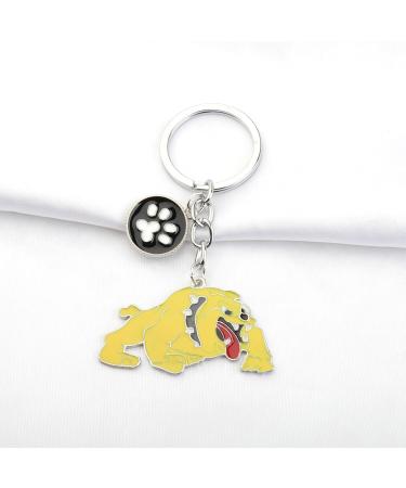 Ensianth Dog Keychain | Perfect Gifts for Dog Lovers | Puppy Paw Print Keyring for Dog Owners | Ideal Present for Dog Moms & Dads - Buy Online on SooperMarket.com