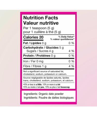LIVA Certified Organic Raw Date Sugar | 100% Pure and Naturally Milled | ECOCERT Canada | Non-GMO Project Verified | Kosher | Single Ingredient | Ethically Sourced | Gluten Free | Plant-Based | 400g x 6 Canisters - Buy Online on SooperMarket.com