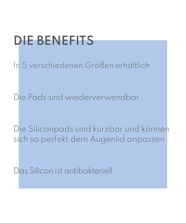 Augenmanufaktur Silicone Pads for Eyelash Lifting - Reusable (5 Pairs) for 100 Applications (Size S) - Pack of 10 | International Shipping - Buy Online on SooperMarket.com