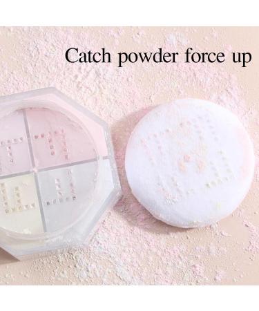 Buy Hudhow's Powder Squad Pads - 5 Soft Washable Fluffy Powder Puffs for Loose Powder Makeup & Blush | International Shipping Available - Buy Online on SooperMarket.com