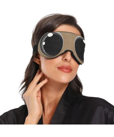 Haskirky Light Blocking Eye Mask - Breathable & Adjustable for Adults - Perfect for Travel, Yoga & Deep Sleep - Buy Online on SooperMarket.com