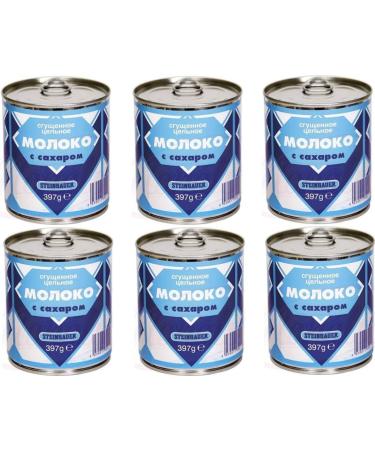 6 x 397 g Steinhauer sugared condensed milk 8% fat