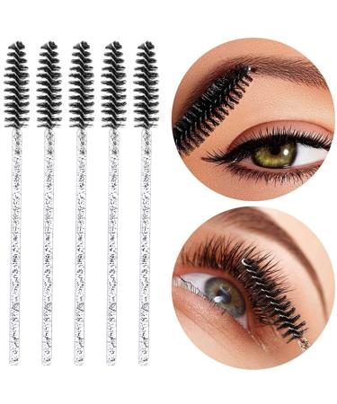 300 Pcs Eyelash Wands Disposable - Thick Spoolie Mascara Brush for Lashes & Eyebrow Makeup - Buy Online on SooperMarket.com