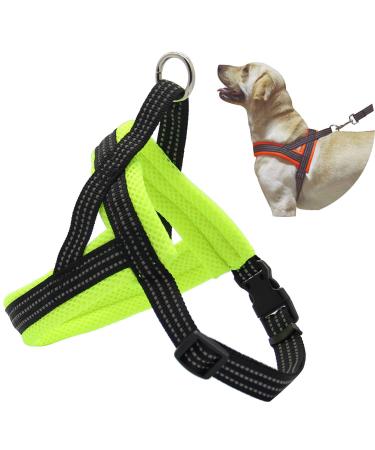 BPS Dog Harness Adjustable 4 Sizes to Choose From for Small and Medium Dogs L Green