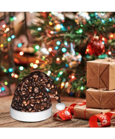 Chrysm Festive Christmas Hat Long-Lasting Color Perfect Accessory For Holiday Parties Adult Sizegraffiti Lips Funny Roasted Coffee Beans One Size - Buy Online on SooperMarket.com