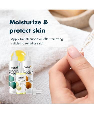 DeEnti Instant Cuticle Remover Gel - 15-Second Professional Cuticle Softener | 8oz for Hand Foot & Nail Care - Salon Quality Citrus Manicure & Pedicure Supplies - Buy Online on SooperMarket.com