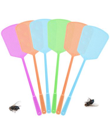 Flying gossip 6 pieces flying gossip stable mosquito swatter flying flies for defensive flies mosquitoes made of high -quality plastic stable and durable (3 colors) space