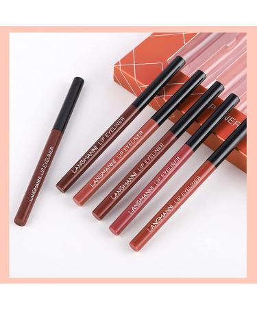 PETANSY Matte Lipstick Set - 6 Nude Liquid Lipsticks with Matching Lip Liners | Waterproof Long Lasting Lip Gloss Gift Set for Women - Buy Online on SooperMarket.com