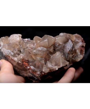 Natural Triangular Red Phantom Calcite Specimen/China Full of Texture - Buy Online on SooperMarket.com