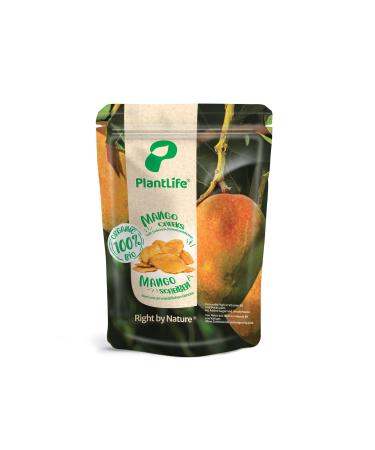PlantLife Organic Dried Mango 600g Raw Sun-Dried Natural and Untreated Mango Slices