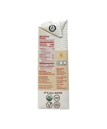 RISE Brewing Co Organic Original Oat Milk - 32 oz | Dairy-Free, Non-GMO - Buy Online on SooperMarket.com