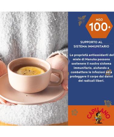 Capilano Manuka Honey MGO100 250g - Dark Amber | Pure Australian Honey - Buy Online on SooperMarket.com