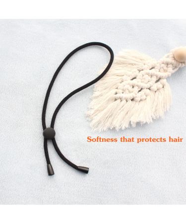AICILY 5PCS NEW Adjustable Hair Ties Long Hair Holder Afro Puff Ponytail Ties Length Hairband for Women with Natrual Curly Hair Thick Loc Braided Hair No-Slip Design (Style-A-5PCS) Hot Style-A-5PCS - Buy Online on SooperMarket.com