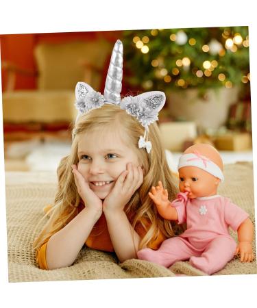 GALPADA Headwear Accessory Birthday Party Supplies Headband for Unicorn Birthday Decorations for Fancy Dress Decor Girl Headband Horns Headband Christmas Headband Unicorn Horn - Buy Online on SooperMarket.com