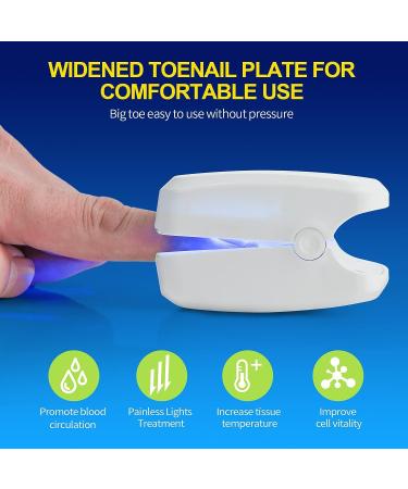 DermaChom Nail Fungus Laser Treatment Device - Home Use Toe Nail Remover for Onychomycosis - Updated Laser Treatment for Clean & Healthy Nails - Buy Online on SooperMarket.com