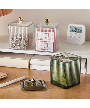 Portable Sturdy Cotton Pad Holder Stylish Home Accessory Portable for Efficient Cosmetic Storage and Organization Green - Buy Online on SooperMarket.com