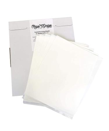 Supreme Icing Sheets 12 Pack Premium White 8.5 x 11 - MeganJDesigns - Buy Online on SooperMarket.com