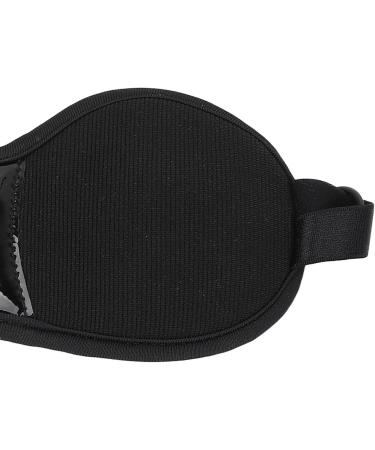 Black Soft Polyester Magnet Blindfold for Comfortable Home Use - Adjustable Size - Buy Online on SooperMarket.com