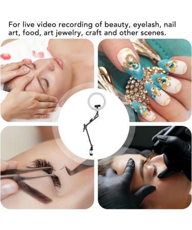 10in LED Light with Stand Adjustable Brightness and Color Temperature for Beauty Manicure and Live Streaming - Buy Online on SooperMarket.com