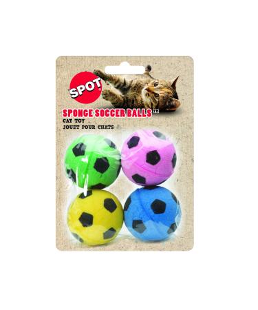 SPOT Cat Toys Small Green, Pink, Blue, Yellow, Black