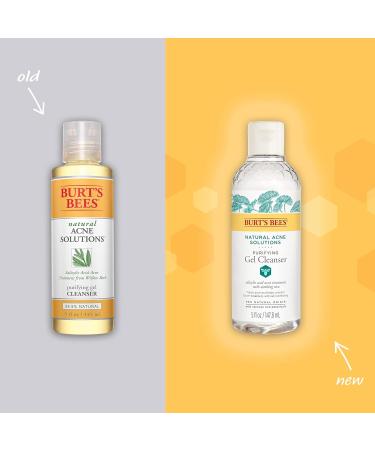 Burt's Bees Natural Acne Solutions Purifying Gel Cleanser - 5 oz - For Oily Skin - Buy Online on SooperMarket.com