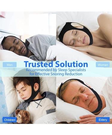 Chin Straps for Snoring - Effective Anti Snoring Devices - Adjustable Anti Snoring Devices - Soft and Breathable Anti-Snoring Chin Strap for Men and Women to Stop Snoring - Buy Online on SooperMarket.com