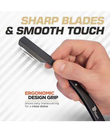 Fagaci Premium Barber Straight Razor for Men | Durable Rust Proof Straight Edge Razor | Perfectly Balanced Navajas Para Barbero - Buy Online on SooperMarket.com