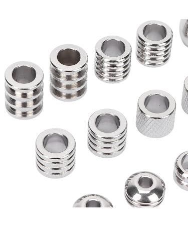 18PCS Stainless Steel Hair & Beard Beads for Braiding - Viking Style - Buy Online on SooperMarket.com