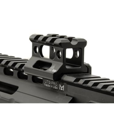 UTG Unisex Super Slim Picatinny Riser Mount - 0.83 Height 3 Slots Black - Ideal for International Shipping - Buy Online on SooperMarket.com