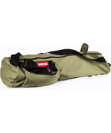 Peace Yoga Air Vent Yoga Mat Bag - Green Circles | Convenient & Stylish Storage - Buy Online on SooperMarket.com