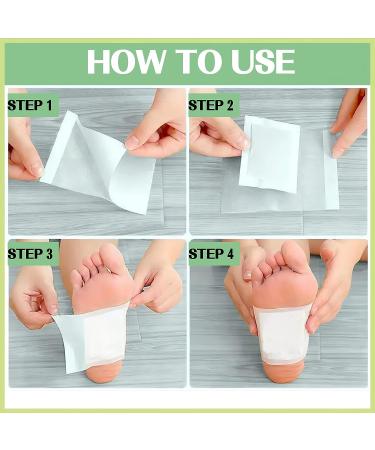 MIELIKKI 20Pcs Natural Bamboo Foot Pads for Foot Care, Improved Sleep, Stress Relief, and Fatigue - Safe & Easy to Use - Buy Online on SooperMarket.com