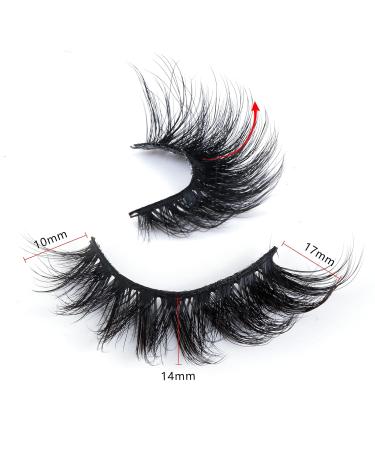 Buy 7 Pairs of 6D False Eyelashes - Reusable Natural Artificial Eyelashes Set (G886) - International Shipping Available - Buy Online on SooperMarket.com