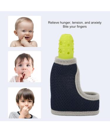 Soft Silicone Baby Glove - Breathable Adjustable Thumb Cuff Suction Control - Yellow - Buy Online on SooperMarket.com