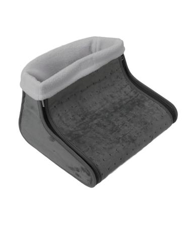 Huairdum Foot Heating Pad Multifunctional Easy-care Fast Heating Foot Heating Blanket with Controller for Home Gray