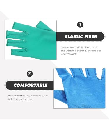 HAPINARY 2 Pairs Mitts Half Fingers Gloves Quilting Supplies Quilting Tools Quilting Hand Covers Fingerless Pressure Gloves Craft Gloves Sewing Hand Covers Work Manicure Spandex - Buy Online on SooperMarket.com