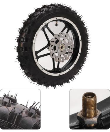 Front Wheel Tyre Durable Wear Resistant Front Wheel Assembly High Friction Rubber Metal for Off Road Vehicle - Buy Online on SooperMarket.com