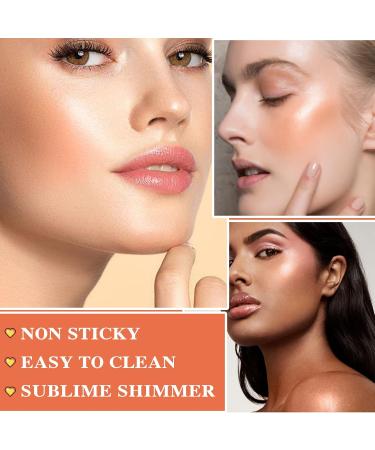 Polvo De Hadas Body Face Glitter Highlighter Stick - Natural Sparkle Blusher & Smooth Highlight Makeup - 2.33oz Gold 01 - Buy Online on SooperMarket.com