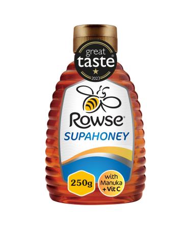 Rowse Honey Supahoney with Manuka Honey and Vitamin C Squeezy bottle Immune Support 250g