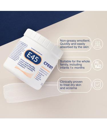 E45 Dermatological Cream for Dry Skin (350g) - 12oz - Pack of 1 - Buy Online on SooperMarket.com