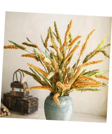 Ciieeo 3pcs Simulated Ears of Corn Artificial Wheat Ears Stalks Thanksgiving Decorations Wheat Home D cor Fall Decor Artificial Plants Simulation Wheat Ears Household Fake Grass Iron Greenx3pcs 12X75CMx3pcs - Buy Online on SooperMarket.com