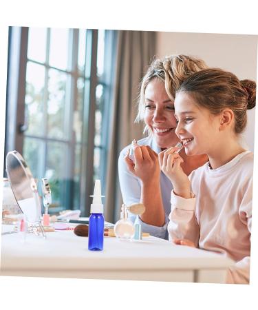 FOMIYES 24 Pcs Round Shoulder Nasal Spray Bottles - Travel Size Cosmetic Containers - Blue Pet - Set of 3 - Buy Online on SooperMarket.com