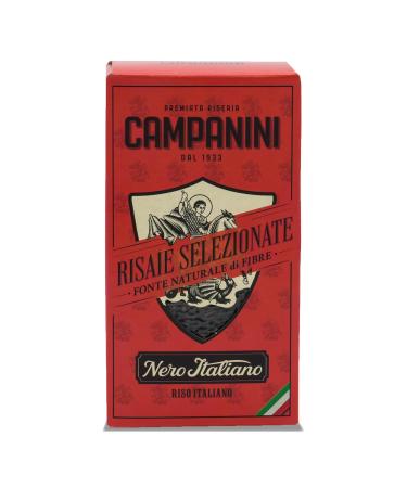 RISO NERO Black Rice RISERA CAMPANINI 500g from Italy oriental rice 500g Black Rice (Nero Italiano)