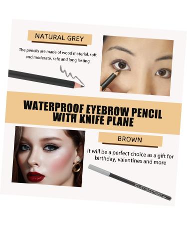 CANIGHT 12pcs Black Eyeliner 1 Black Waterproof Eyeliner Beauty Supply Waterproof Brow Pencil Makeup Wood - Buy Online on SooperMarket.com