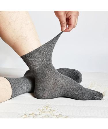 Thickened Bamboo Diabetic Socks for Men & Women - Non-Binding Extreme Wide Design - Medium Black - Buy Online on SooperMarket.com