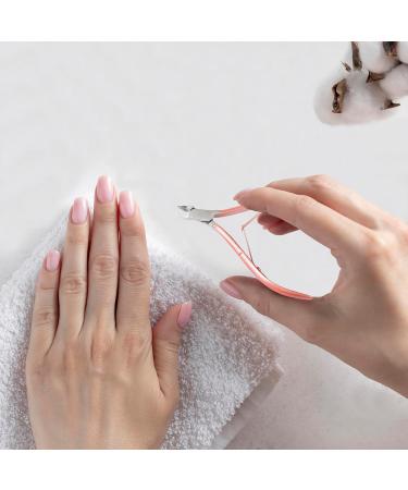 Cuticle Trimmer with Cuticle Pusher Cuticle Remover Cutter Nipper and Cuticle Nail Pusher Peeler Scraper Durable Dead Skin Clipper Manicure Pedicure Tools (Rose-Gold) - Buy Online on SooperMarket.com
