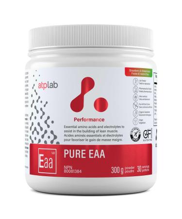 ATP LAB - Pure EAA Powder 300g (Strawberry and Watermelon) - EAA Supplement - Essential Amino Acid Powder - Muscle Building - Muscle Recovery