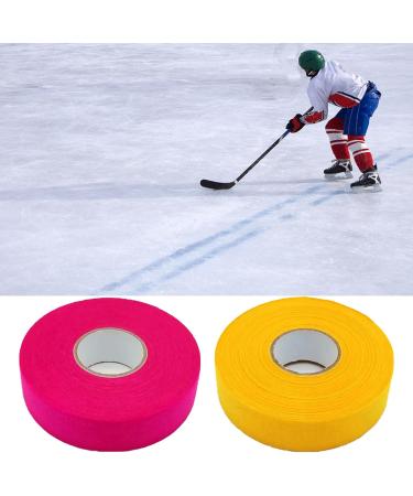 Buy Eterspr Anti-Slip Racking Tape for Ice Hockey & Sports - 2 Rolls in Rose Red & Yellow - Buy Online on SooperMarket.com