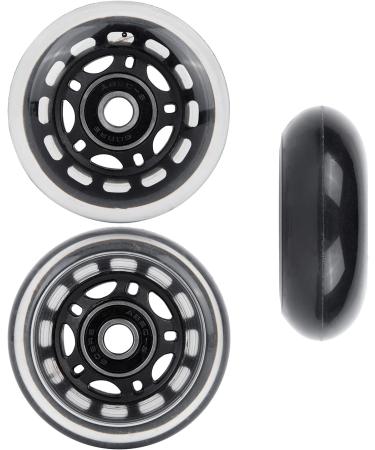AOWESM 64mm Inline Skate Wheels w/ABEC-9 Bearings - 4 Pack Black | Roller Skates, Pelican Storm Case, Roller Board Bag, Luggage Suitcase, Water Rower Seat, Lathe Rest - Buy Online on SooperMarket.com
